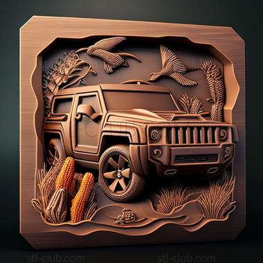 3D модель Hummer H3 (STL)